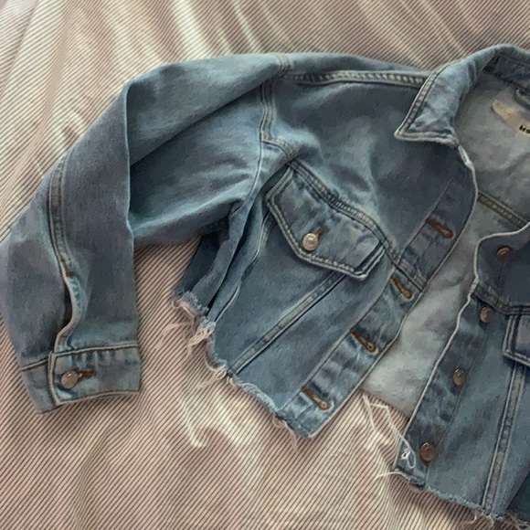 Moto topshop denim jacket size US4 perfect condition - Picture 4 of 5